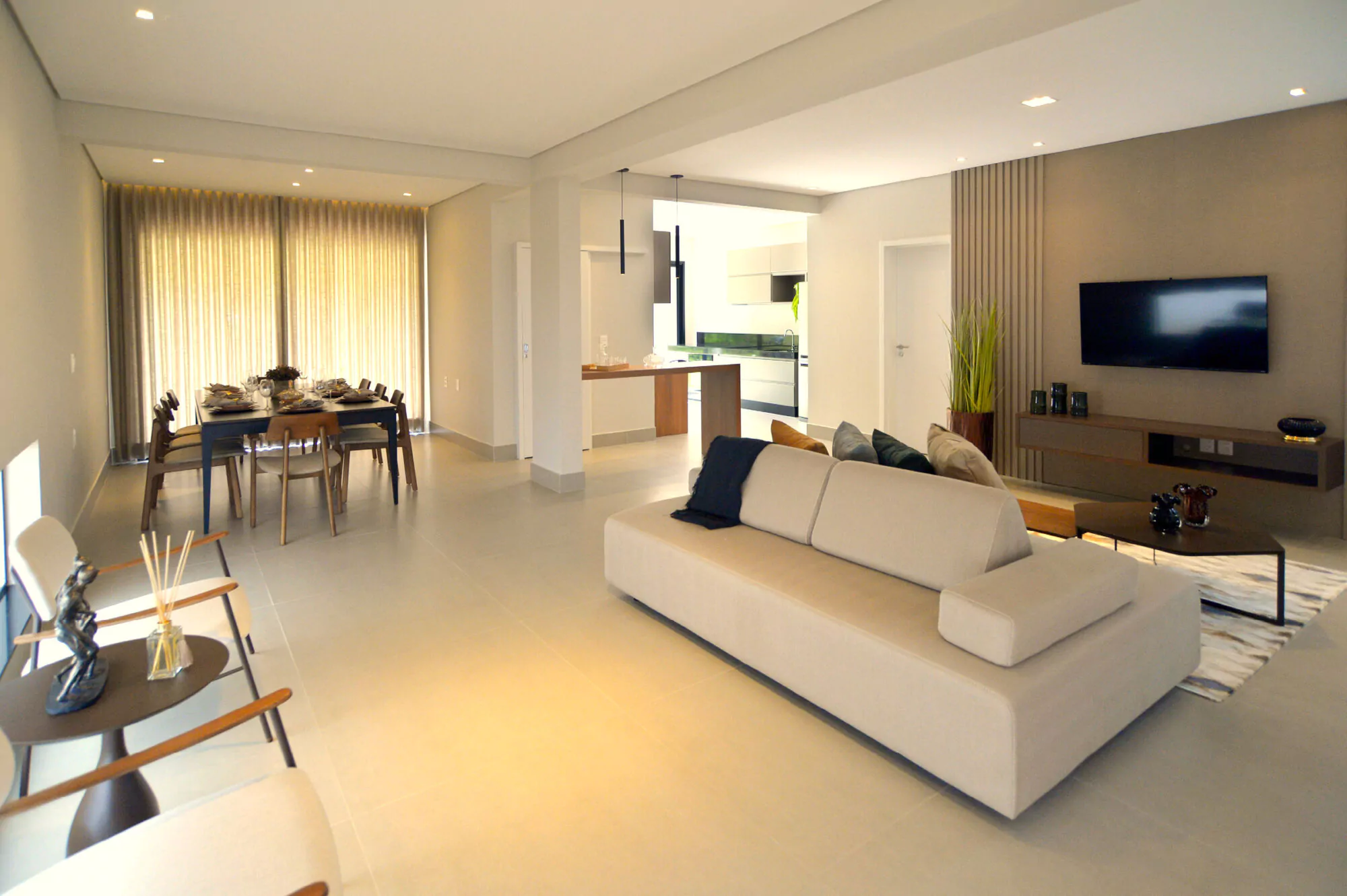 Sala de jantar da Casa Ipê Amarelo