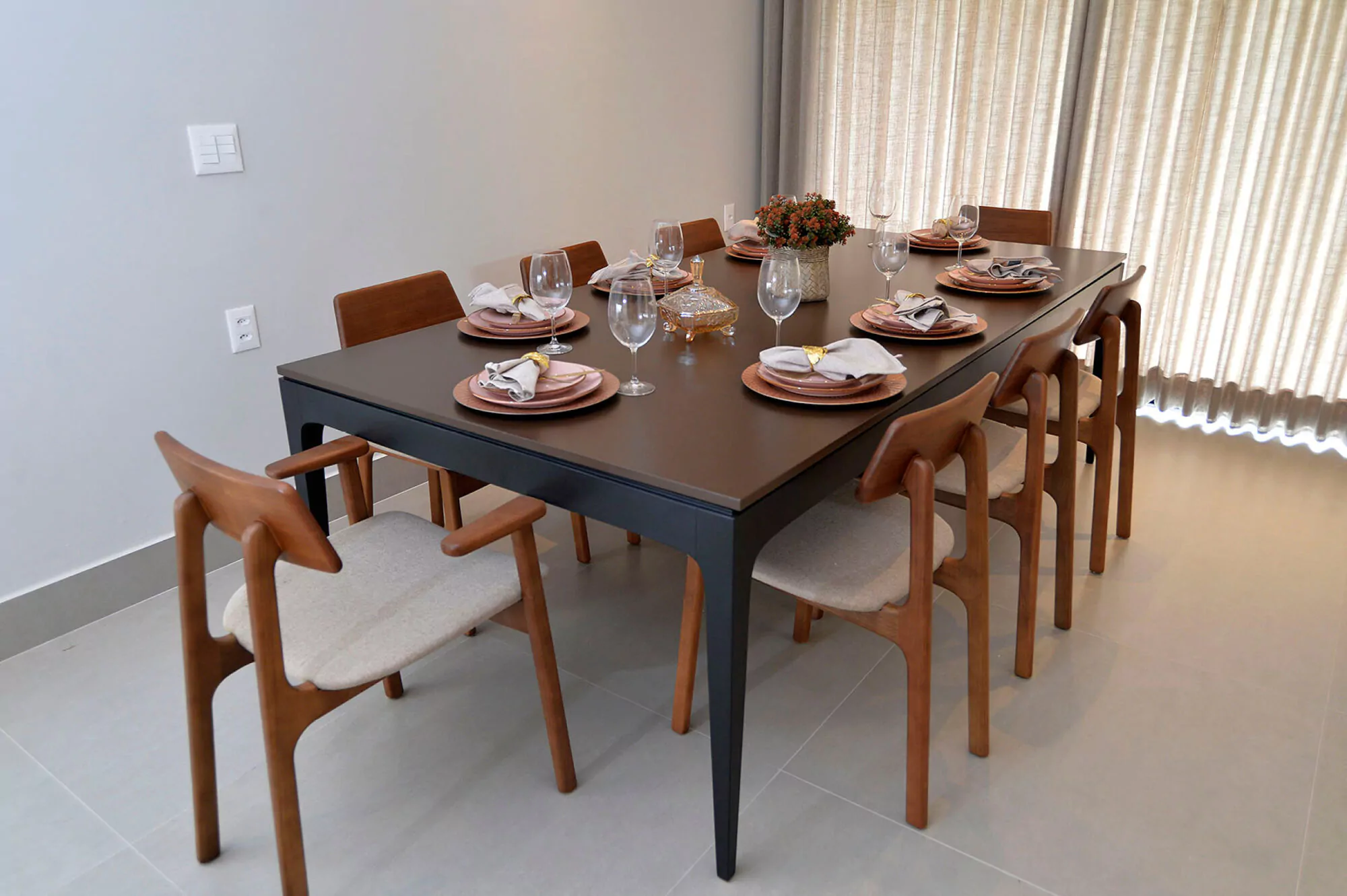 Sala de jantar da Casa Ipê Amarelo